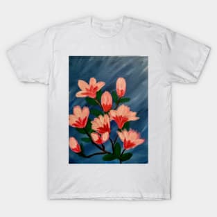 Magnolia flowers in pink and white T-Shirt